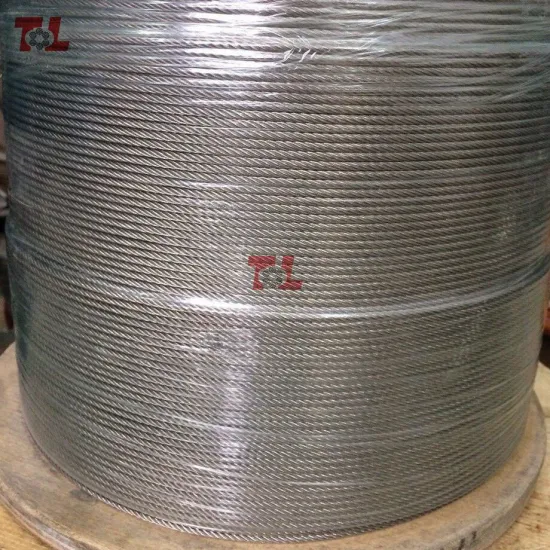304 Stainless Steel Wire Rope 7X7 6mm