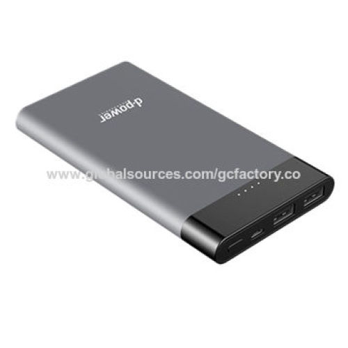 Power Bank USB Output with LED High Quality 10000mAh Power Bank with LED screen Factory