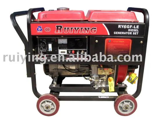 6KVA Air-cooling Diesel Generator Set Electric Startup