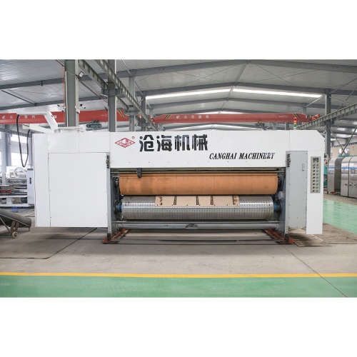 Chain Feeding Printing Slotting Die Cutting Machine