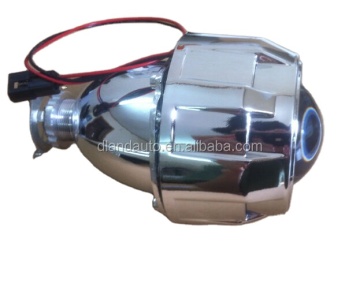 NEW DLand MINI HID BI-XENON PROJECTOR LENS LIGHT H1 7.1 - Brightest 2.5 Inch, Easy Install for Most Headlights