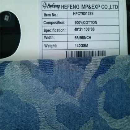 100%cotton yarn dyed fabric jacquard embroider fabric jean fabric denim