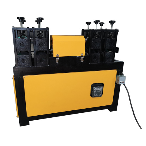 Straight thread steel straightening machine