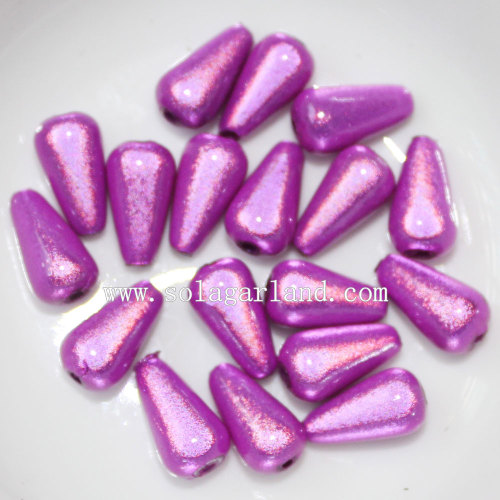 Best Loose Acrylic Miracle Oval Beads Teardrop Spacer Bead Charms