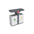 Street environmental protection trash can
