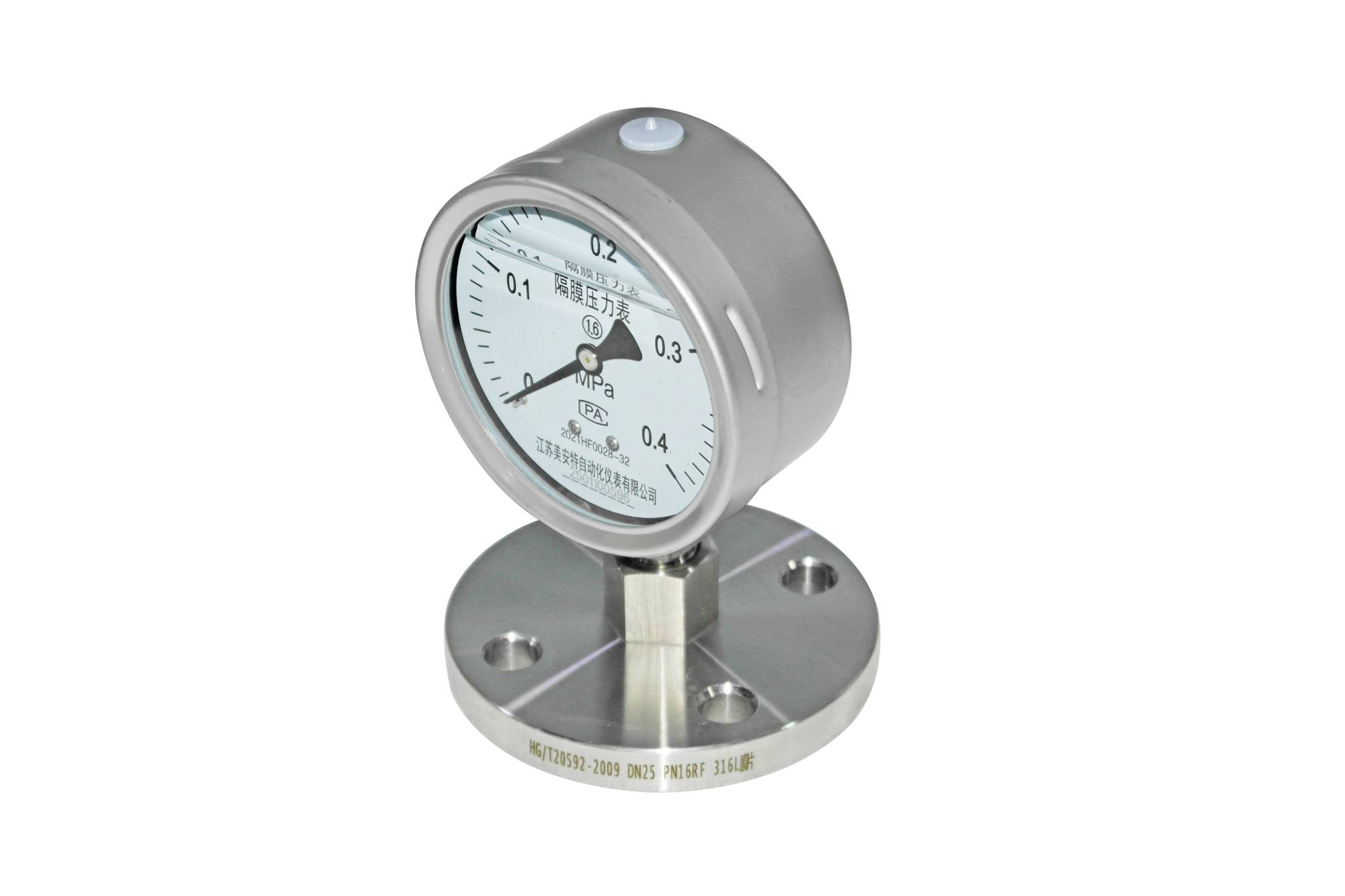 Diaphragm pressure gauge