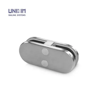 Zinc alloy glass door clamp for glass frame