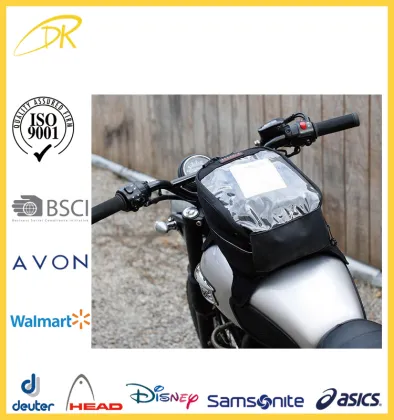 Wholesale custom waterproof motorcycle tank bag, clear pvc saddle bags for motorcycle