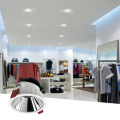 Spotlight en aluminium anti-éclaircissement LED Round Downlight