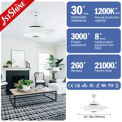 1stshine LED Ceiling Fan Manufacturer - Designer Invisible Ceiling Fan