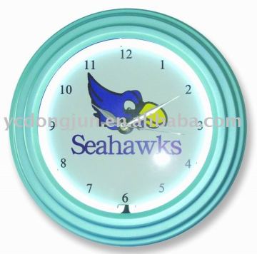 Neon Light Clock