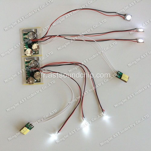 bouton poussoir LED.Led Module clignotant, cadeau promotionnel