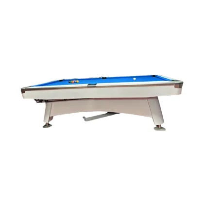 Nine Ball Table with Solid Wood Legs and Jiujiang Stone