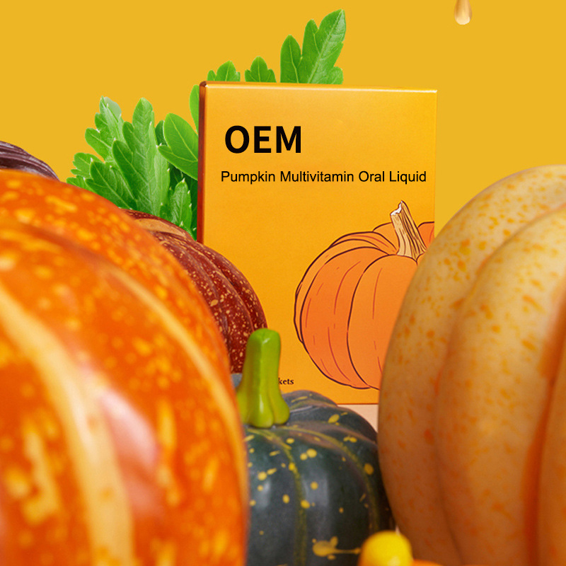 OEM/ODM Healthcare Supplement Pumpkin Vitamin Supplement Immune Support Pumpkin Multivitamin Oral Liquid