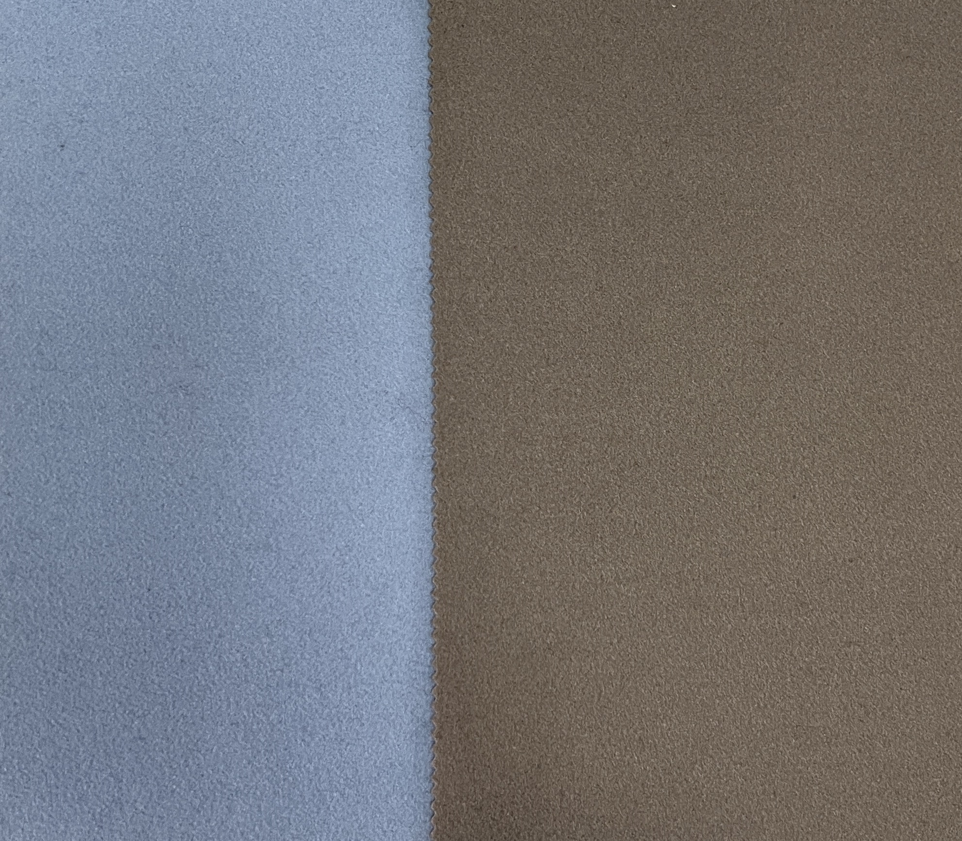 Knitted needle punched TR fabric