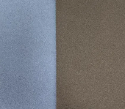 Knitted needle punched TR fabric