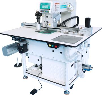 Small pattern field template sewing machine