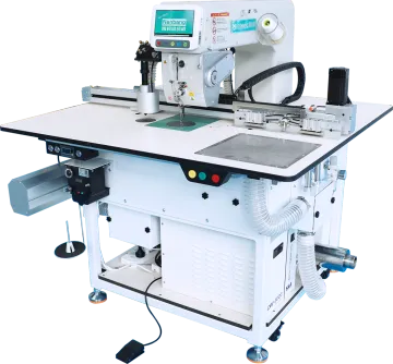 Small pattern field template sewing machine