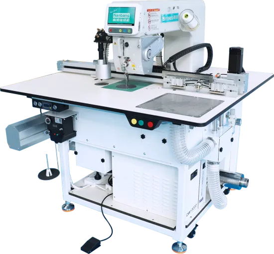 Small pattern field template sewing machine