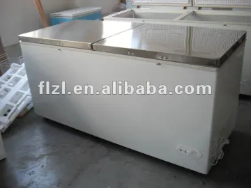 Stainless steel Chest Freezer BDS-450 SS 304 chest freezer ss 201 deep freezer