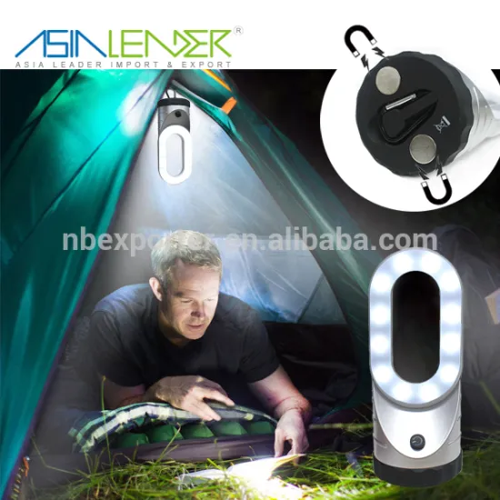 With 2pcs Magents And Carabiner On The Bottom 3 Brightness Choice Magnetic Camping Light