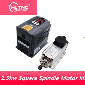 220V 1.5KW Air Cooled CNC Spindle Motor er11 collet 1500w HY inverter / VFD for CNC Router