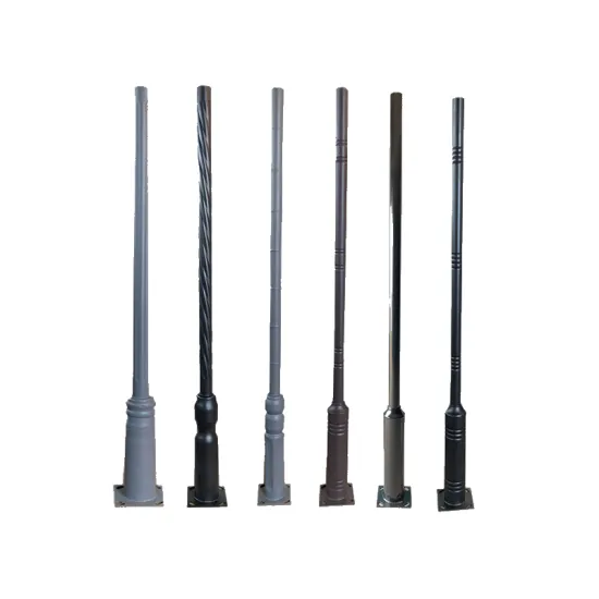 Hot Dip Galvanized Anti-Corrosion Huatai Equal Diameter Steel Pole for CCTV and Garden Lighting