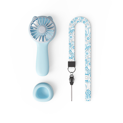 Groothandel oplaadbare draagbare macaron mini handheld fan