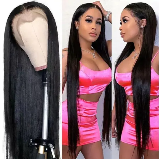 Raw Indian Virgin Human Hair Hd Swiss Lace Wig Cheap Cuticle Aligned Transparent Full 360 Lace Wig Natural Human Hair Wig Vendor