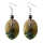 Natural Gemstone Agate Earring