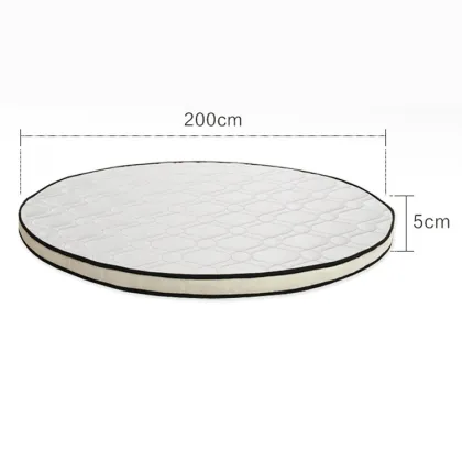 Round Shape Queen King Size Cheap Tatami Fold Hotel Mattress
