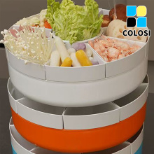 Cuenca de vegetales giratorios multifuncionales