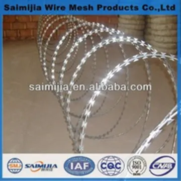 Glvanized razor barbed wire