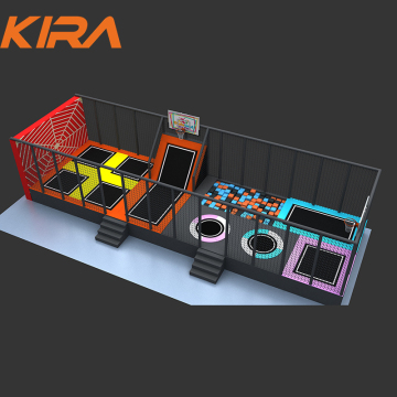 Colorful Kids Playground: Indoor Equipment for Kira Amusement Commercial Park