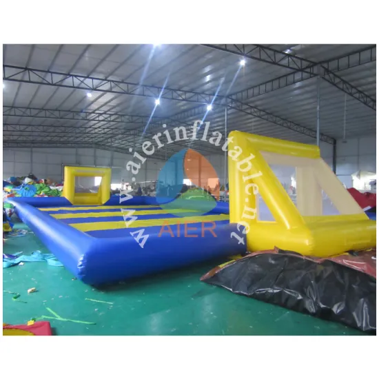 2016 Aier New design inflatable soap football field / soccer football field for sale