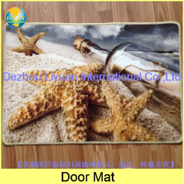 colorful carpet tile custom sublimation printing door mat home textile cute floor mat