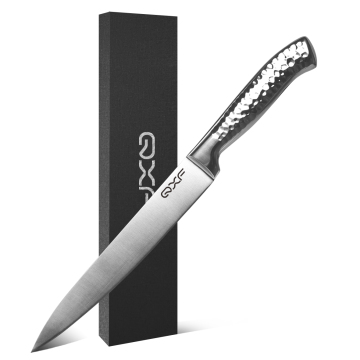 8 Inch Stainless Steel Carving Knife - Ultra Sharp Hollow Handle Meat Slicing Knife