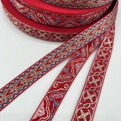 China Wholesale Ethnic Jacquard Webbing for Bags and Clothing Suppliers
