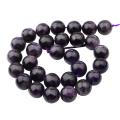 14 MM suelta perlas redondas de cristal Amethsyt naturales para hacer joyas