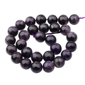 14MM Loose natural Amethsyt Crystal Round Beads for Making jewelry