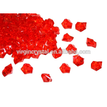 Crystal beautiful colorful acrylic ice stone for party &acrylic ice cube for wedding vase filler decoration