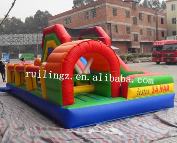 RL hight quality outdoor inflatable obstacle course equipment for sale