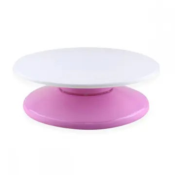 Plastic Round Cake Pan Turntable Stand