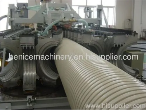 Pe Double Wall Corrugated Pipe Extrusion Equipment 