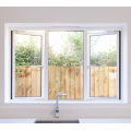 Adjustable PVC Casement Windows with Double Glass