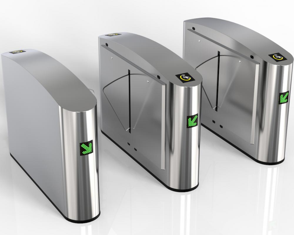 Automatic Security Flap Barrier Turnstile Gate