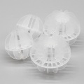 Plastic random tower packing 25mm 38mm 50mm PP PVC PE plastic polyhedral hollow ball for stripping tower