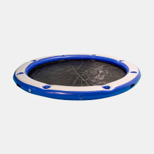 Circular hammock on the water