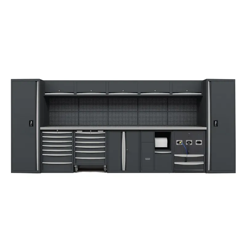 Free Combination Heavy Duty Garage Storage Workshop Tool Cabinet Workbench
