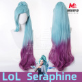 Manku Seraphine KDA Dạng Cuối Cùng Cosplay Bộ Tóc Giả